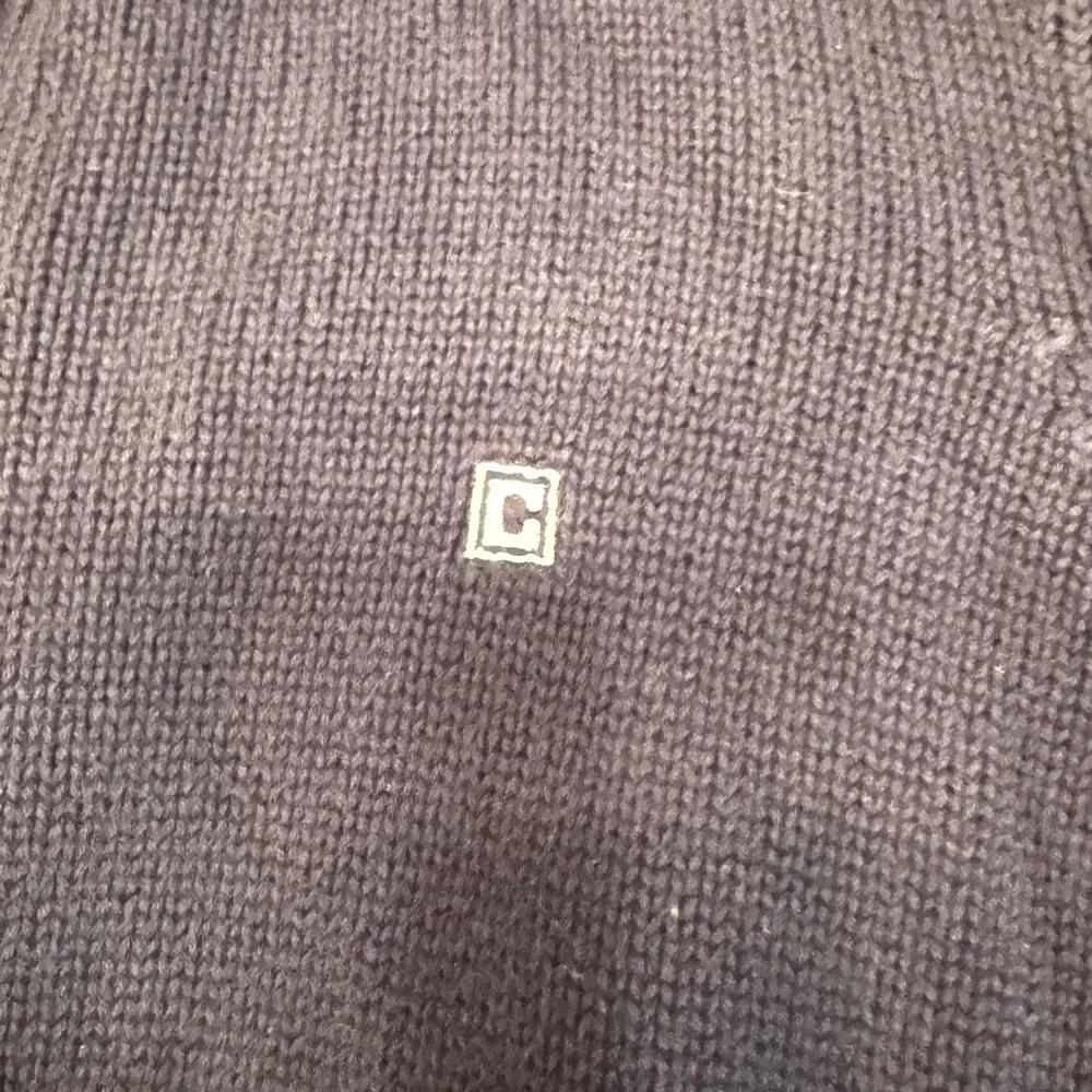 Chaps Men's Navy Blue Zip up Sweater Top